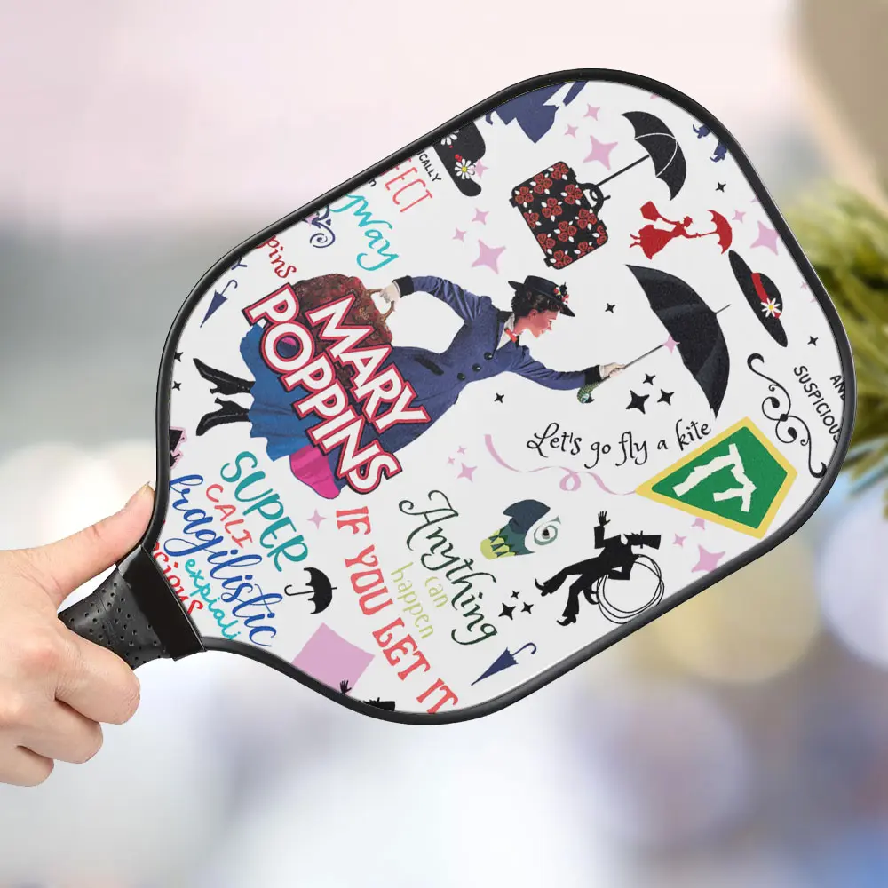 jwdazzle mary poppins personalized pickleball paddle rvo4i