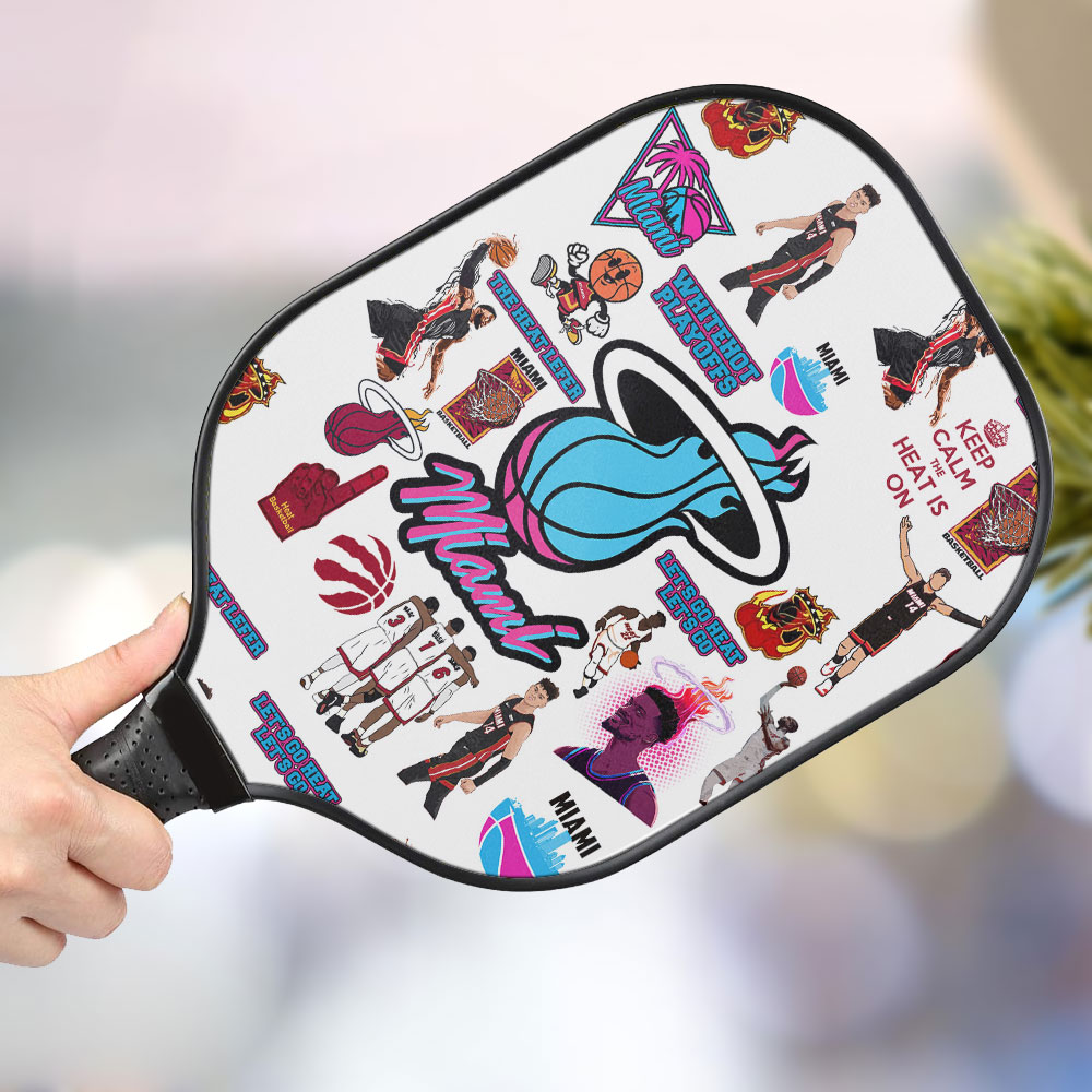 jwdazzle miami heat personalized pickleball paddle pieqy