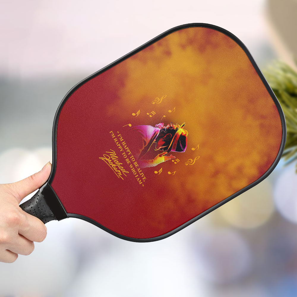 jwdazzle michael jackson personalized pickleball paddle qs27j