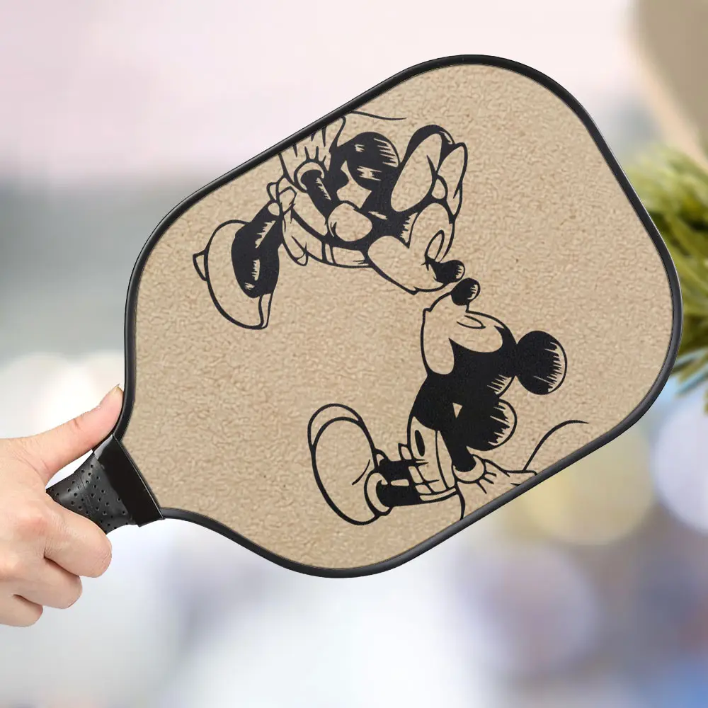 jwdazzle mickey and minnie mouse personalized pickleball paddle qeeer