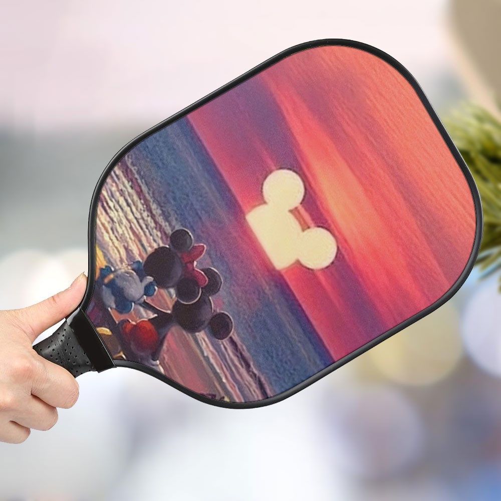 jwdazzle mickey and minnie mouse personalized pickleball paddle wccyb