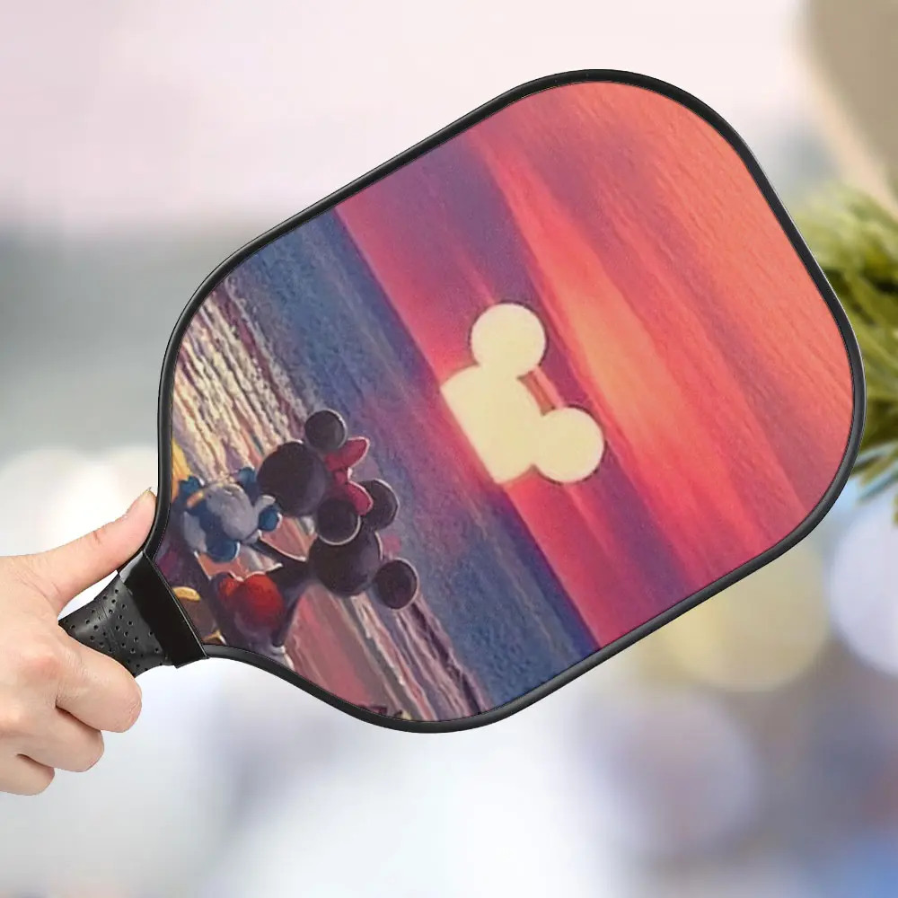 jwdazzle mickey and minnie mouse personalized pickleball paddle wccyb