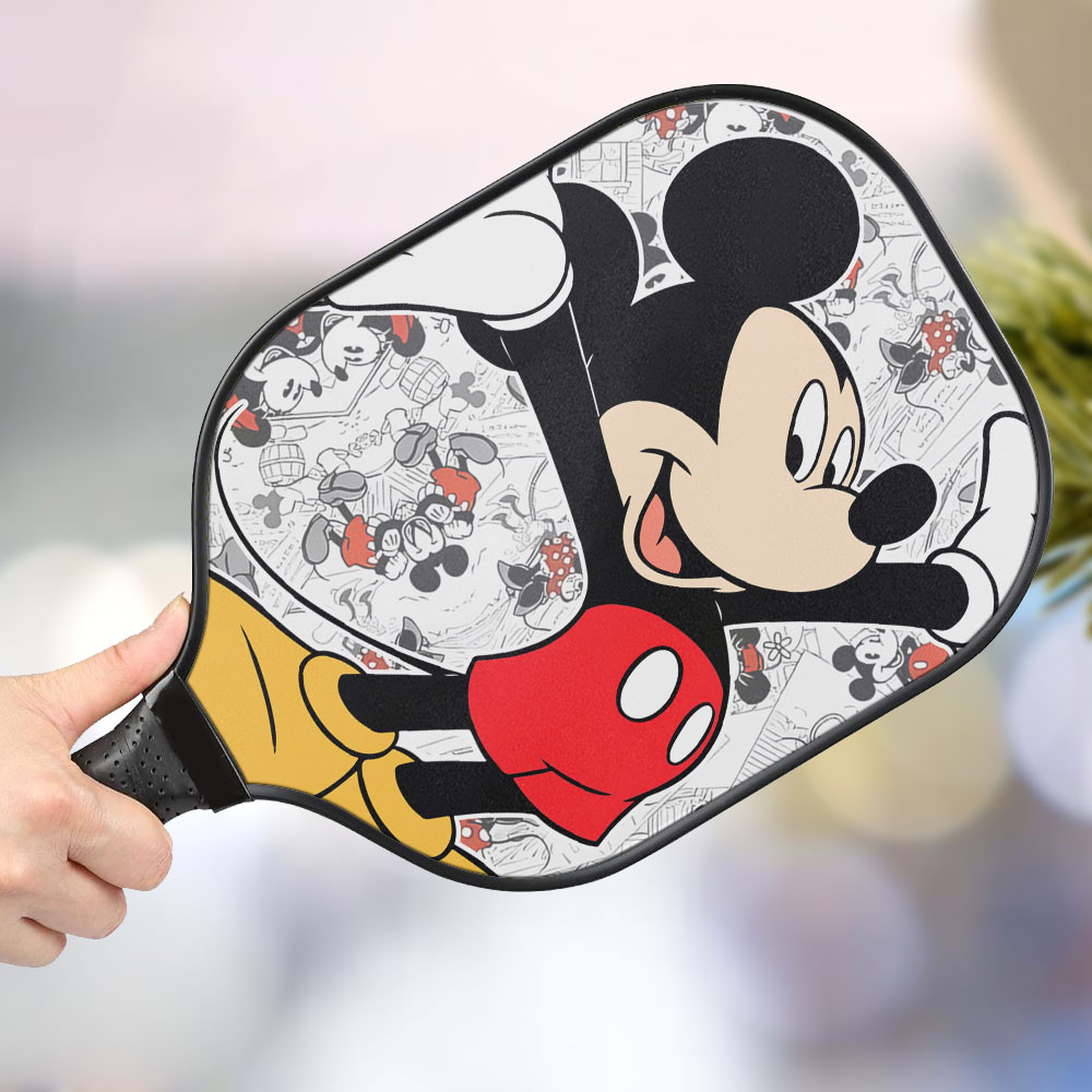 jwdazzle mickey mouse personalized pickleball paddle lduvt