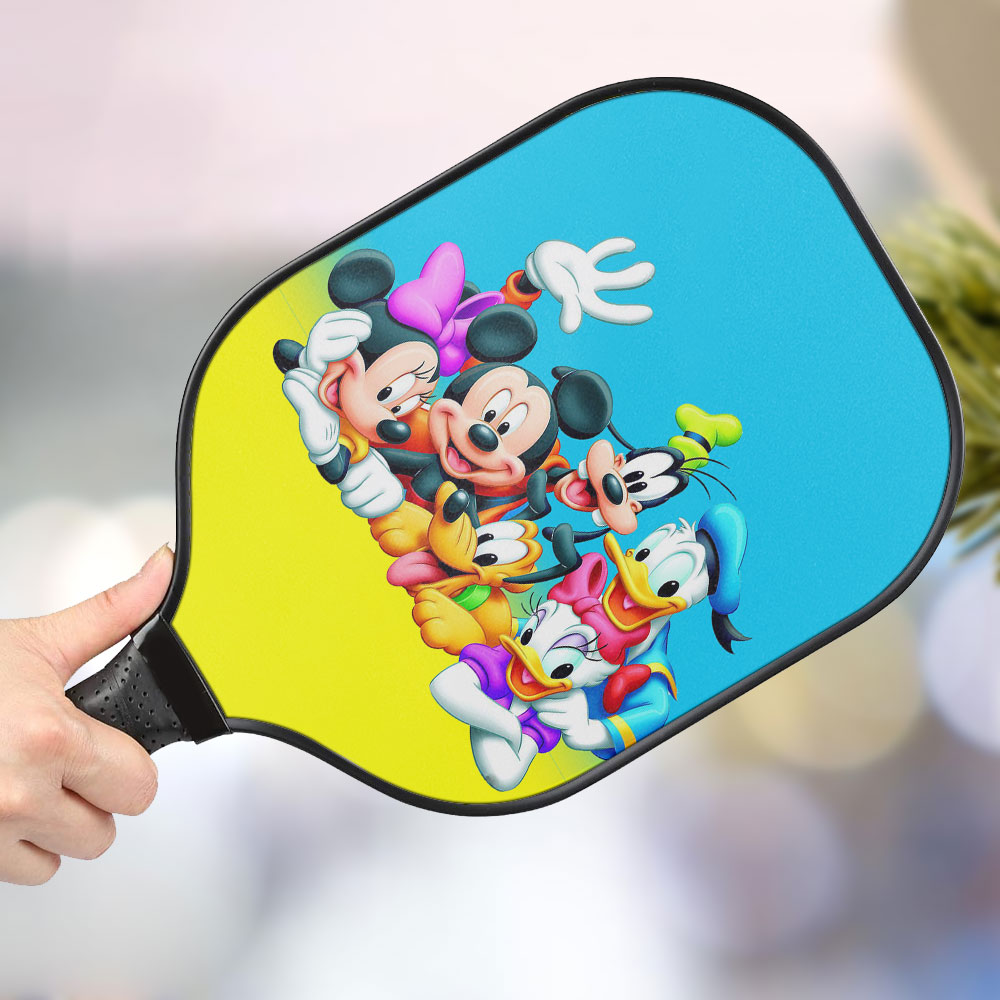 jwdazzle mickey mouse personalized pickleball paddle lgo6o