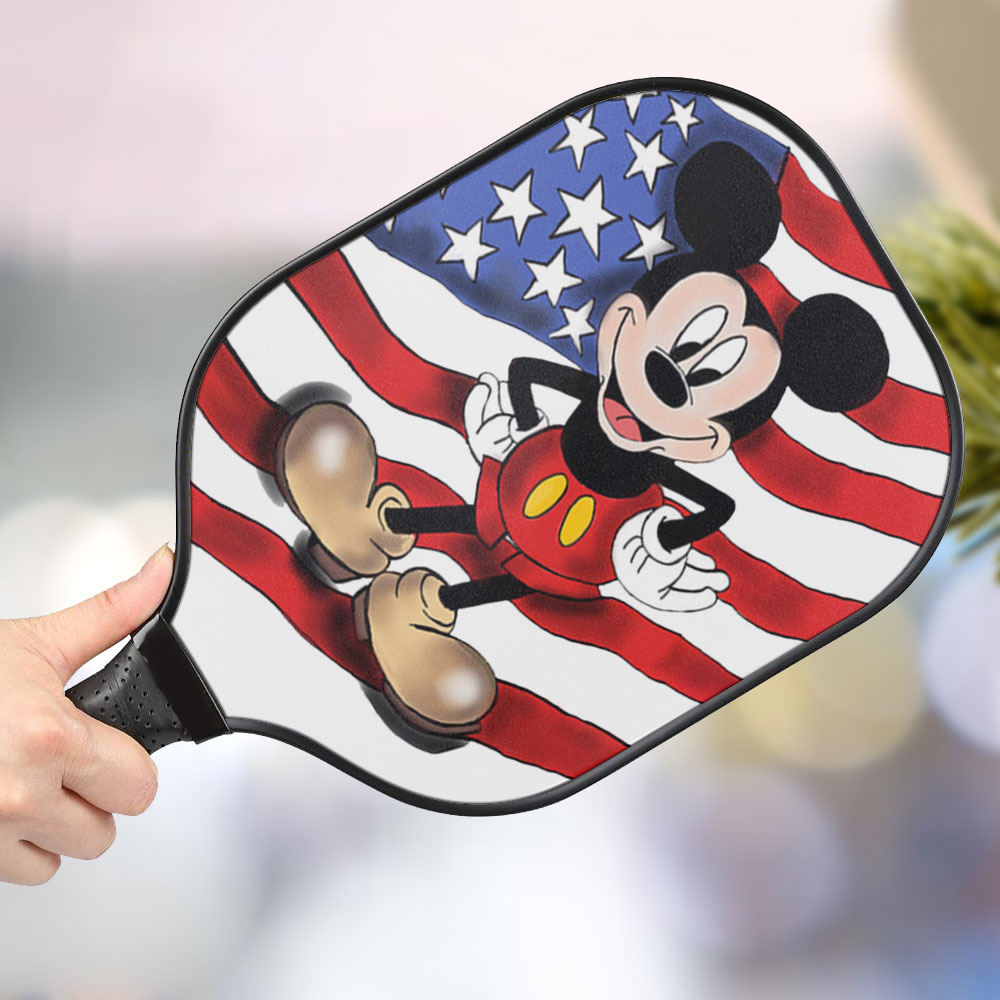 jwdazzle mickey mouse personalized pickleball paddle n828a