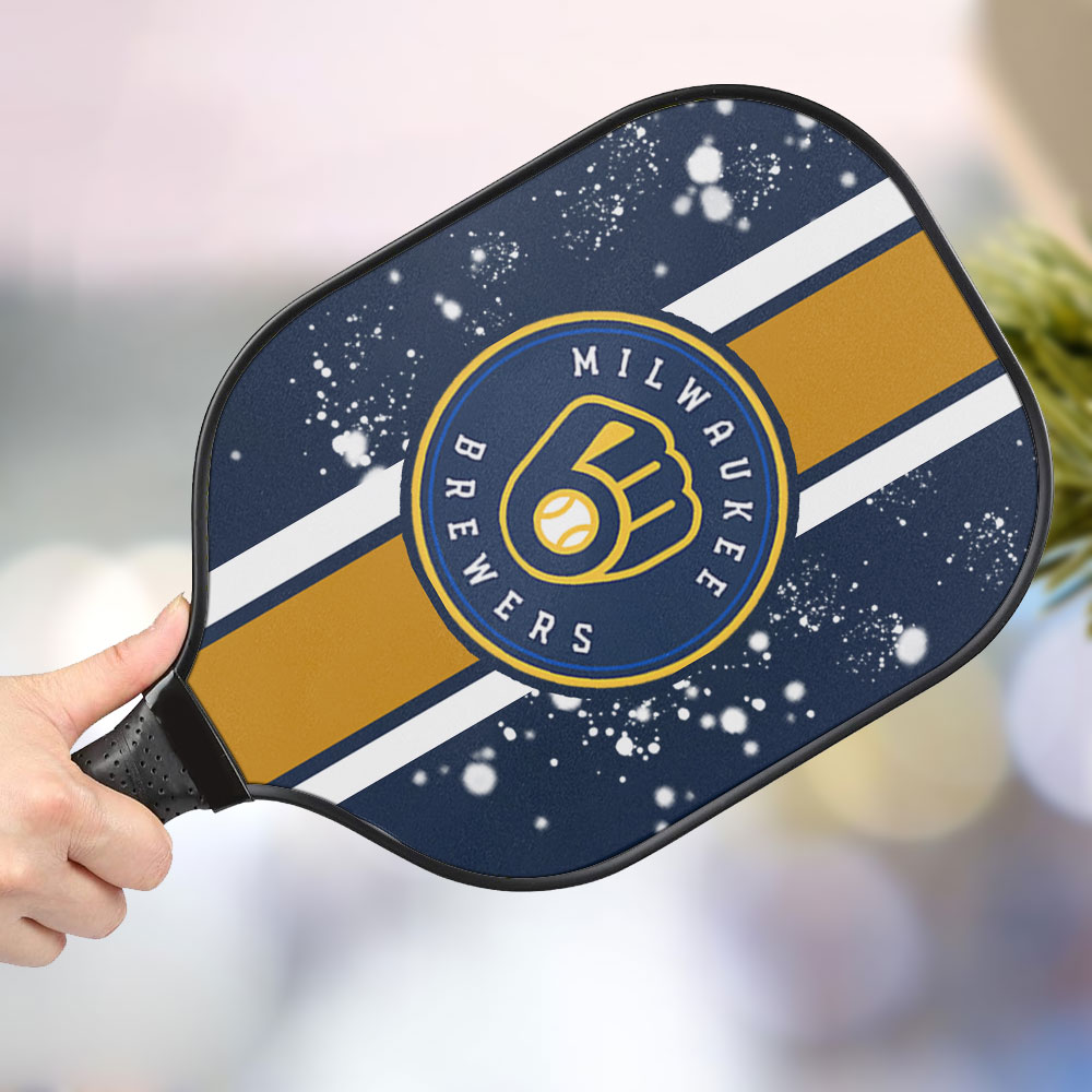 jwdazzle milwaukee brewers personalized pickleball paddle omrrr