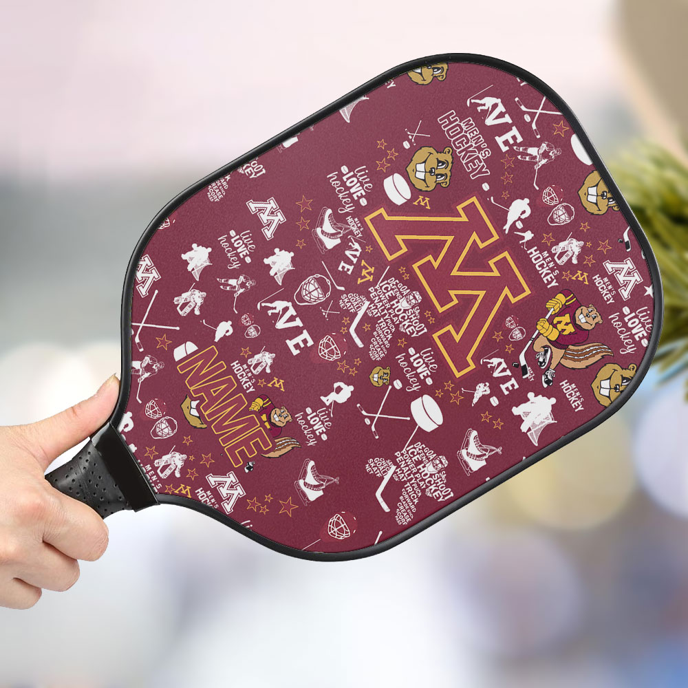 jwdazzle minnesota golden gophers personalized pickleball paddle 0wqzx