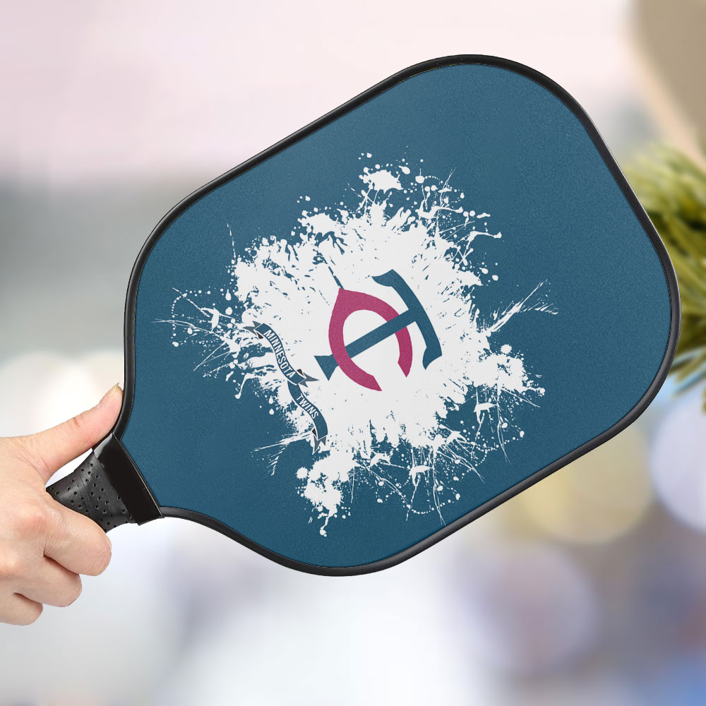 jwdazzle minnesota twins personalized pickleball paddle 5a2hq