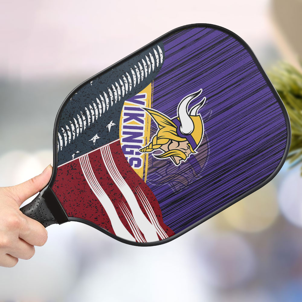 jwdazzle minnesota vikings personalized pickleball paddle 6n3ea