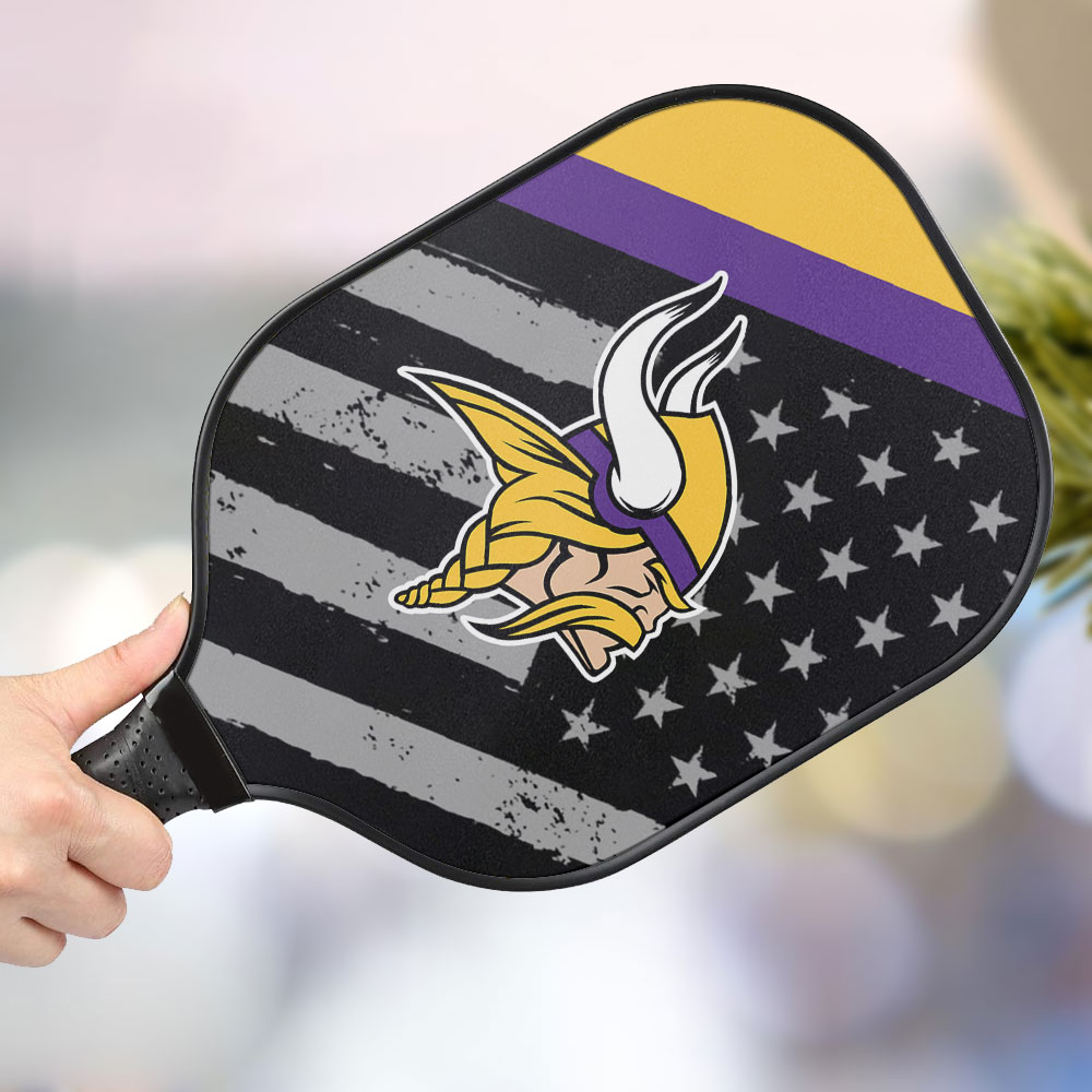 jwdazzle minnesota vikings personalized pickleball paddle nu2kg