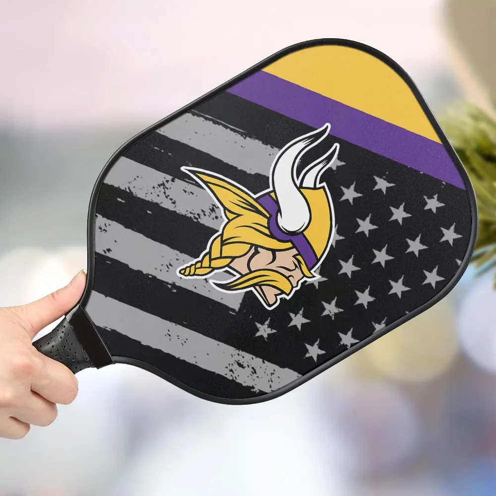 jwdazzle minnesota vikings personalized pickleball paddle nu2kg
