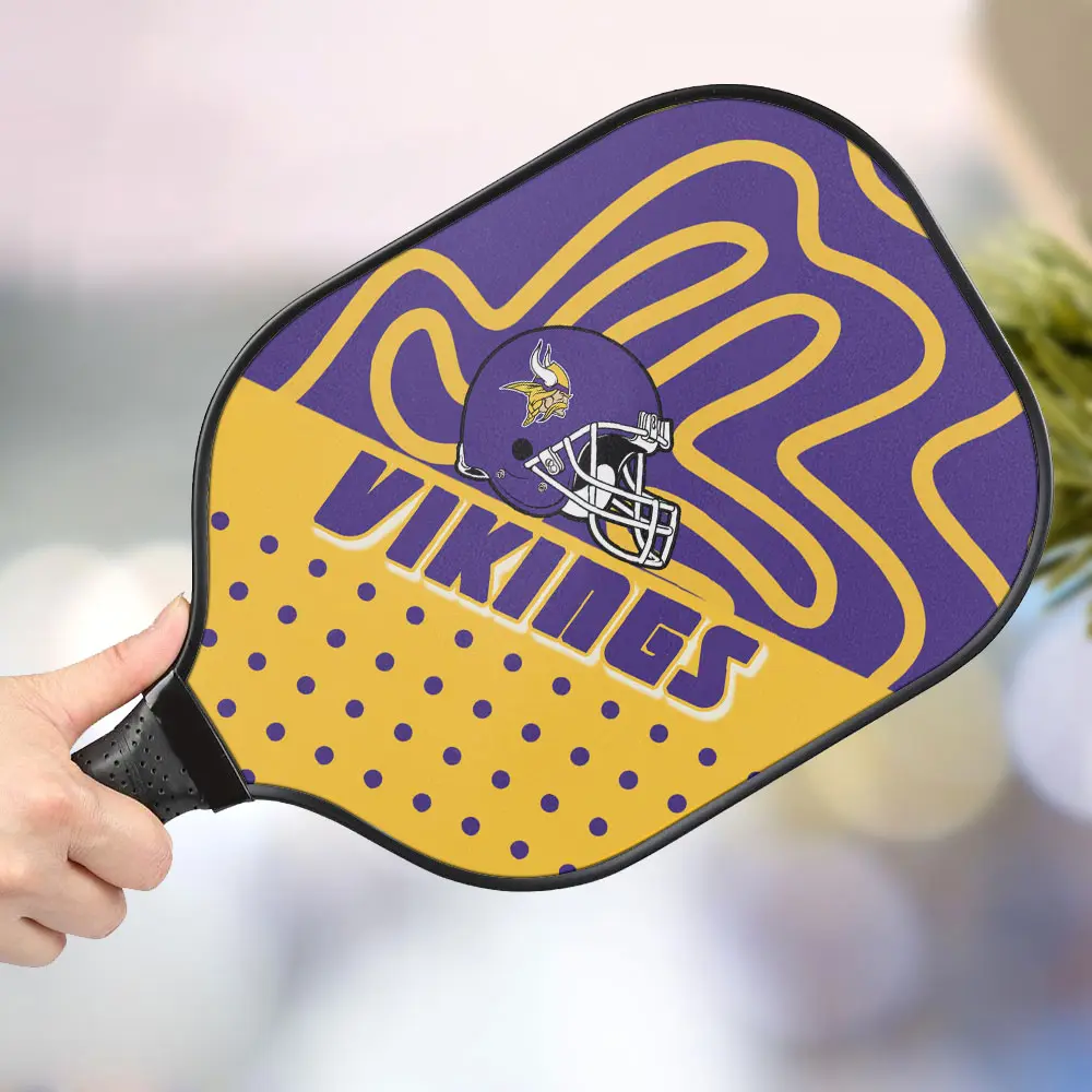 jwdazzle minnesota vikings personalized pickleball paddle ryrat