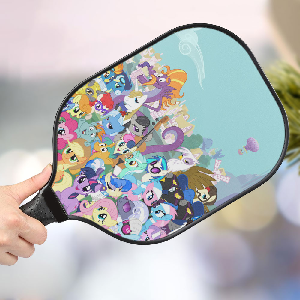 jwdazzle my little pony personalized pickleball paddle f4a2o