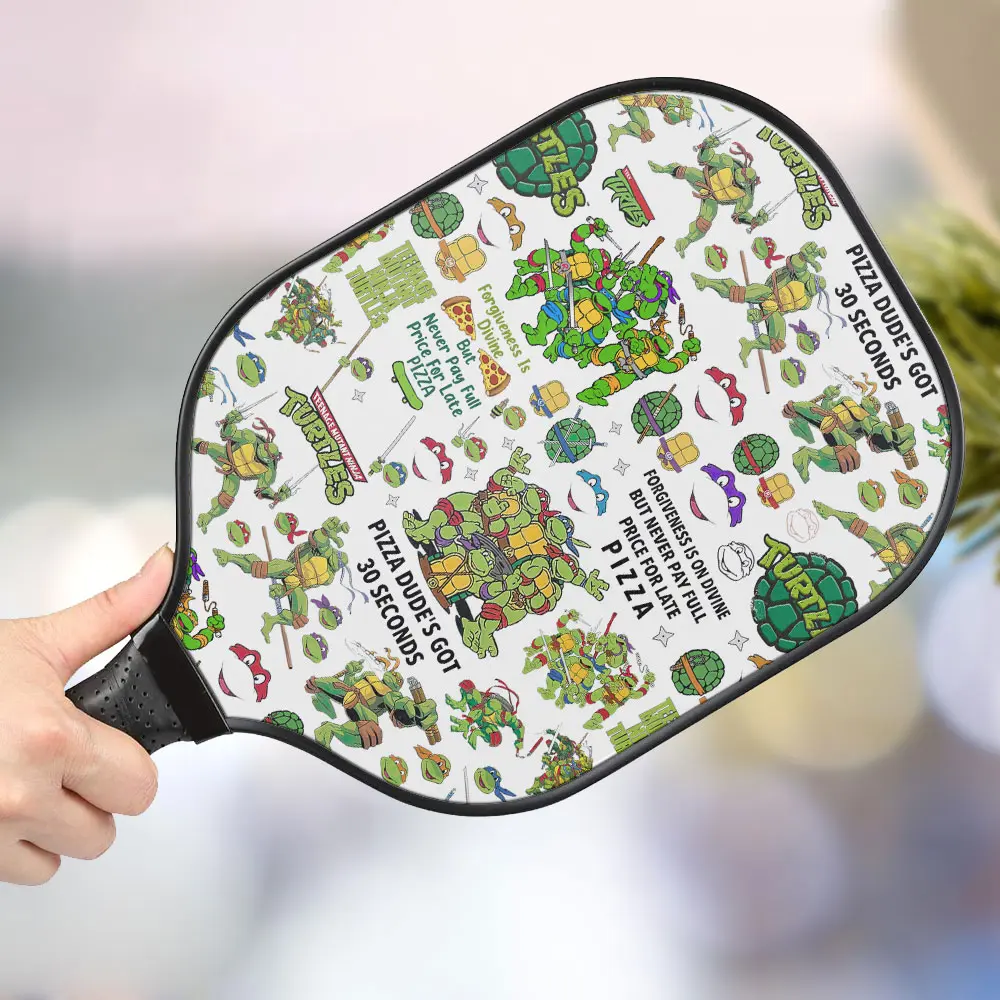 jwdazzle ninja turtle personalized pickleball paddle cuyho