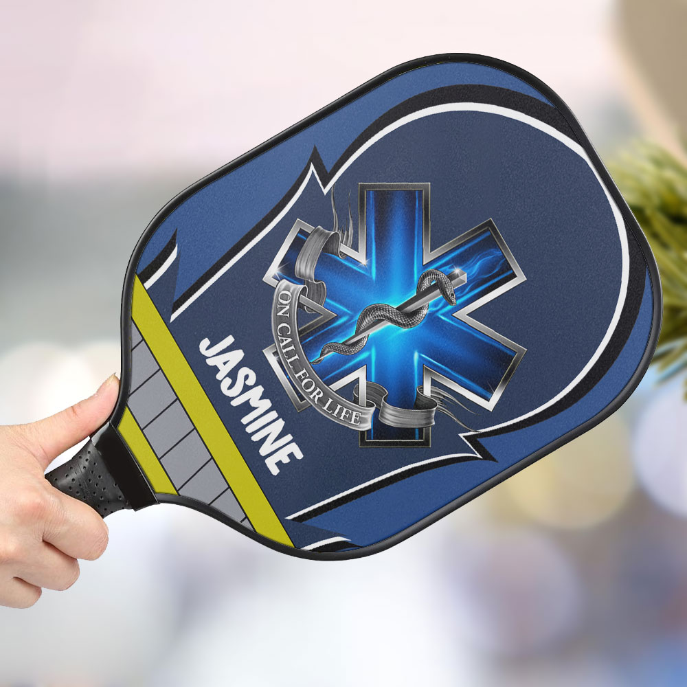 jwdazzle on call for life ems personalized pickleball paddle 1adqh