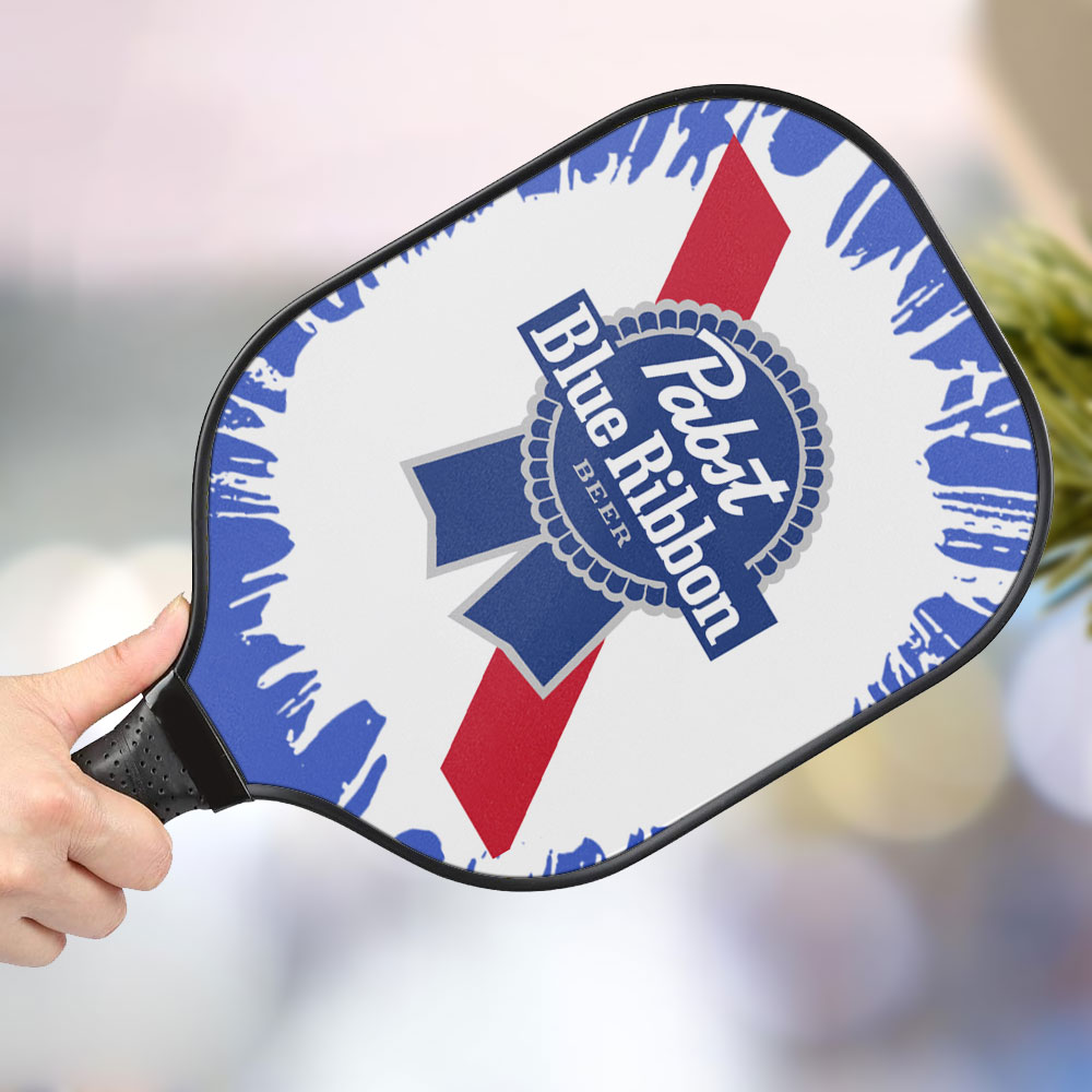 jwdazzle pabst blue ribbon personalized pickleball paddle 46dkd