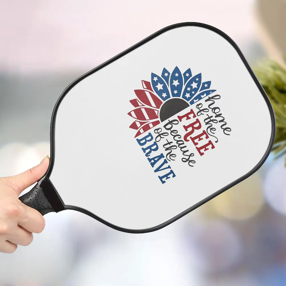 jwdazzle patriotic sunflower personalized pickleball paddle ouslm
