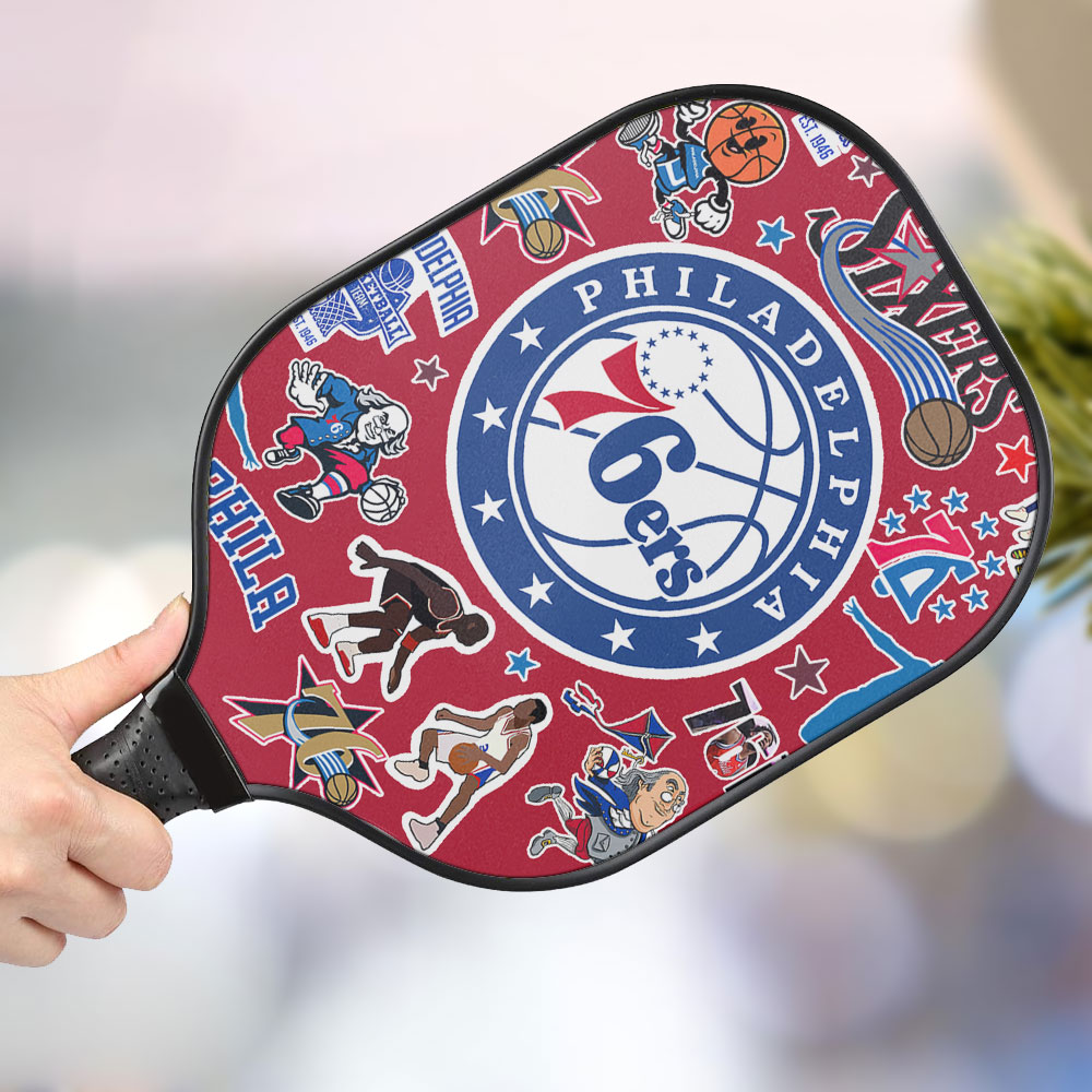 jwdazzle philadelphia 76ers personalized pickleball paddle idxqe