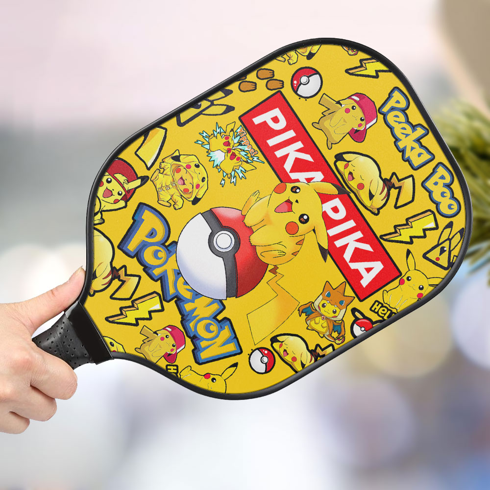 jwdazzle pikachu personalized pickleball paddle izpla