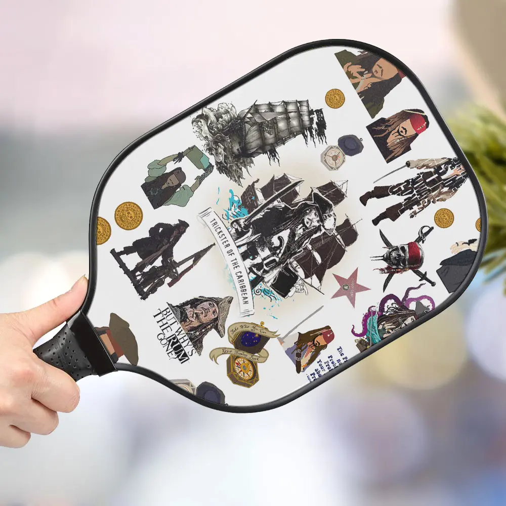 jwdazzle pirates of the caribbean personalized pickleball paddle g0v9l