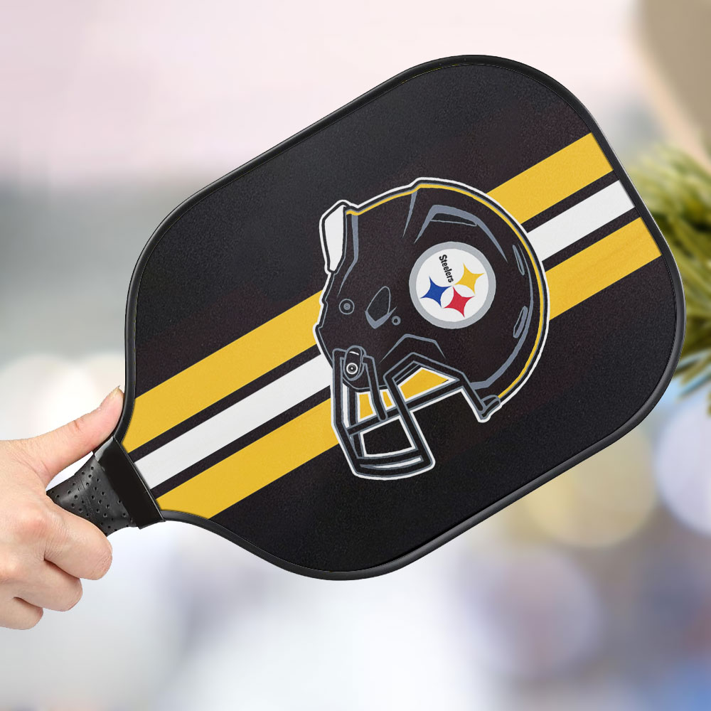 jwdazzle pittsburgh steelers personalized pickleball paddle vqqbz
