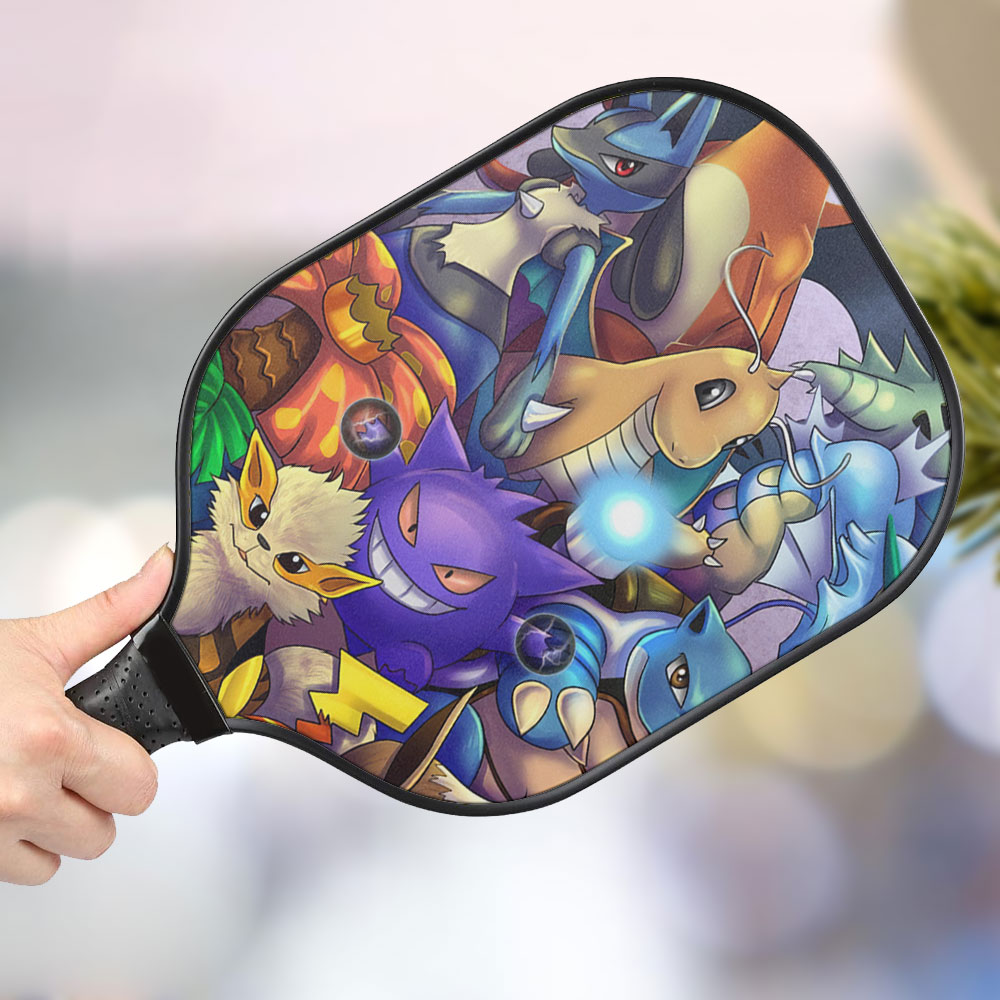 jwdazzle pokemon personalized pickleball paddle z402c