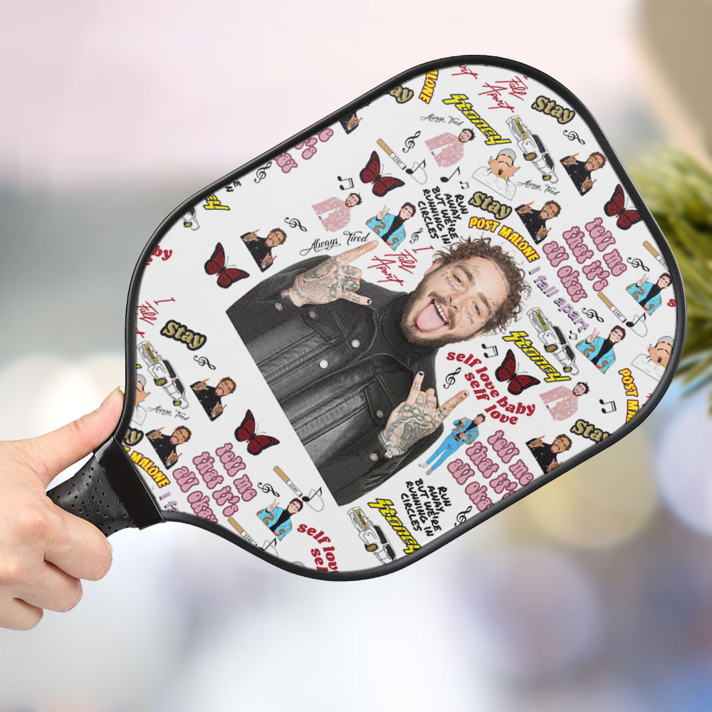 jwdazzle post malone personalized pickleball paddle 1vl5m