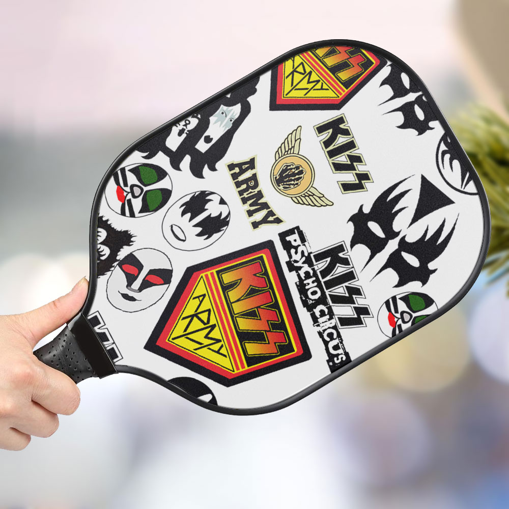 jwdazzle psycho circus kiss personalized pickleball paddle nwhrs