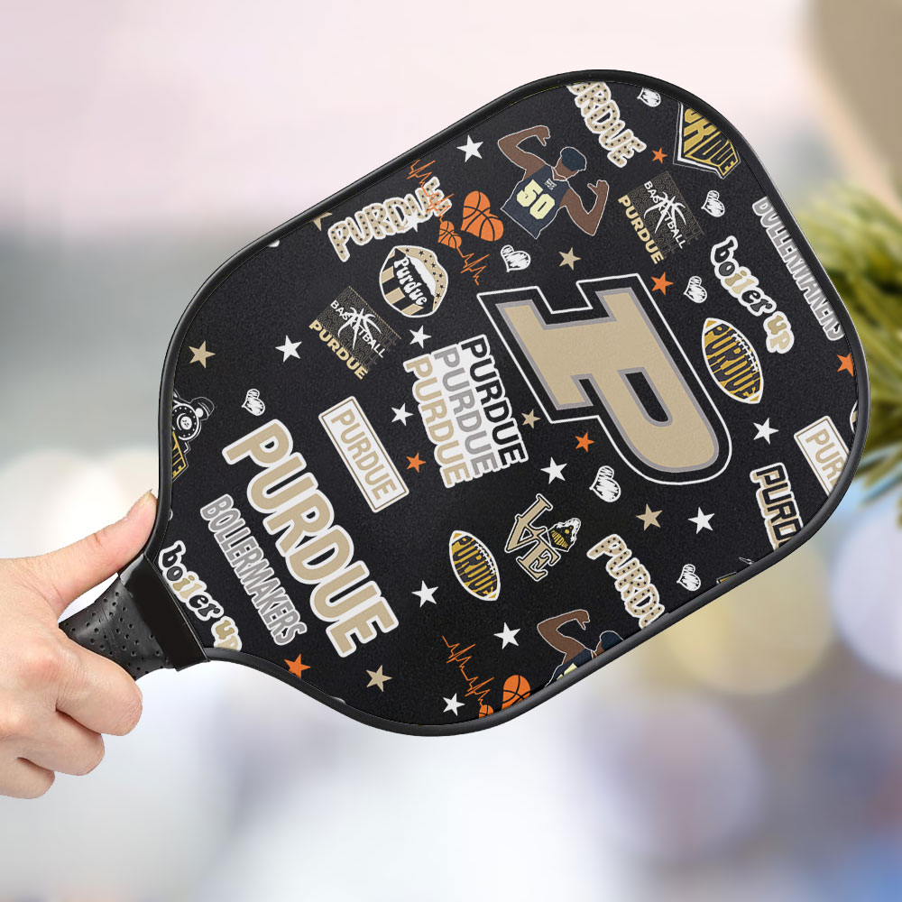 jwdazzle purdue boilermakers personalized pickleball paddle 4qar2