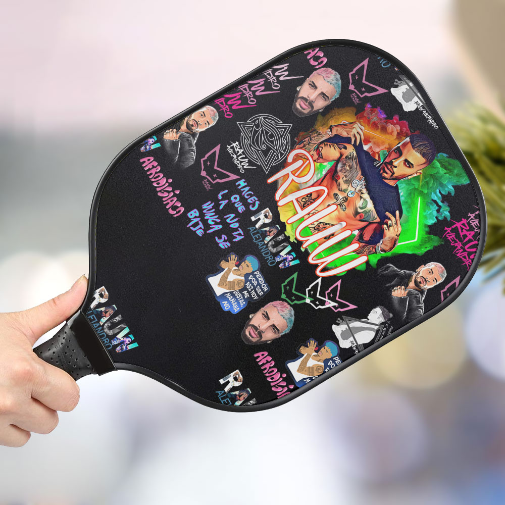 jwdazzle rauw alejandro personalized pickleball paddle kjeat