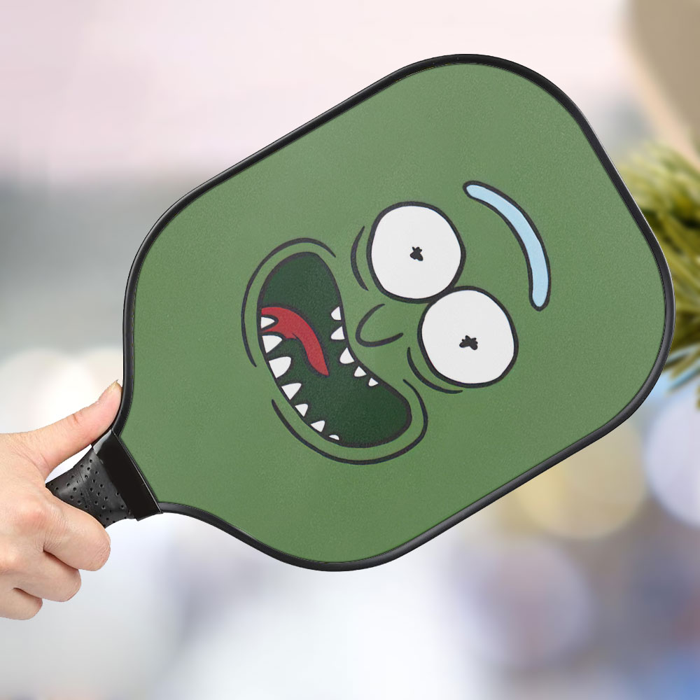 jwdazzle rick and morty personalized pickleball paddle xtdpf