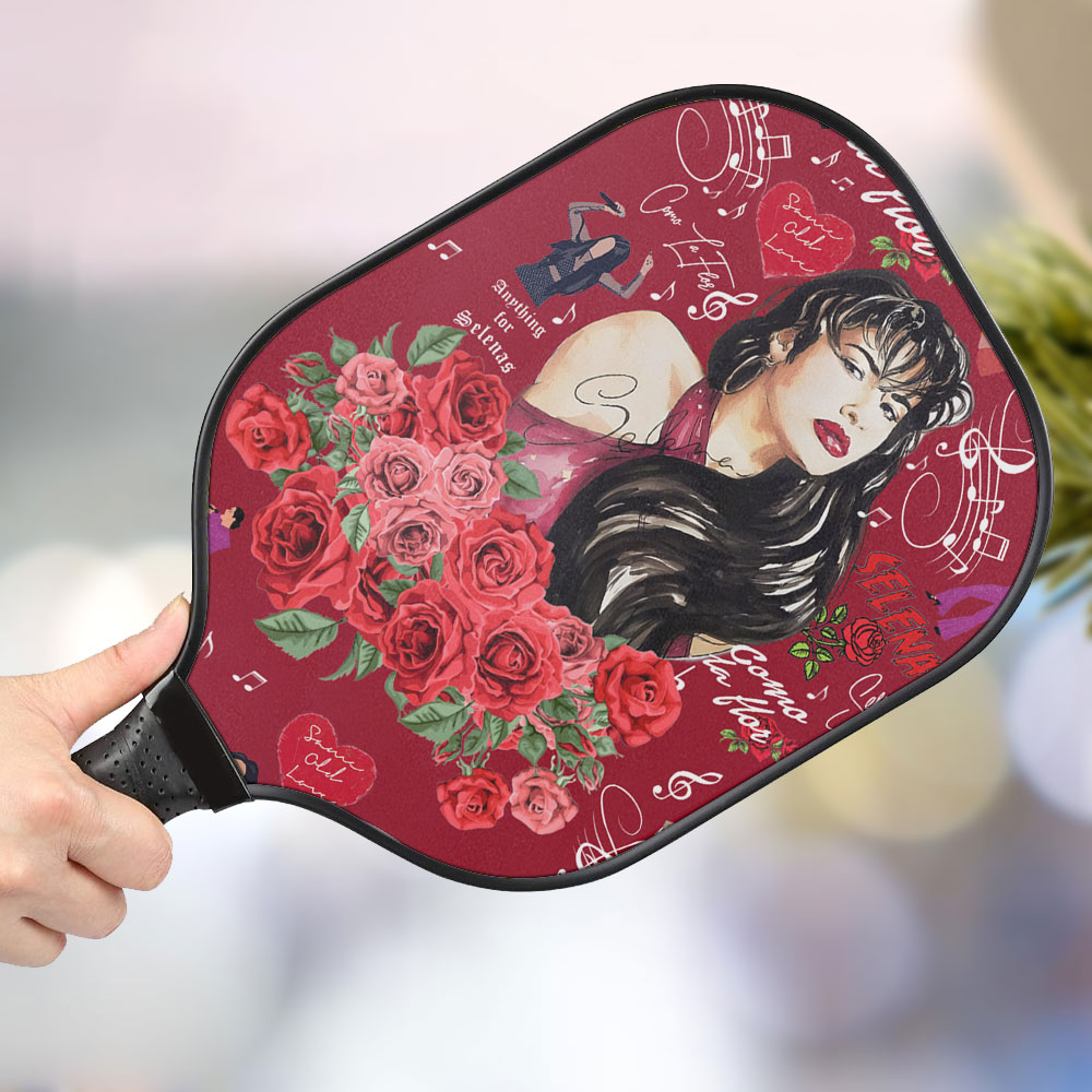 jwdazzle selena quintanilla personalized pickleball paddle o2bww