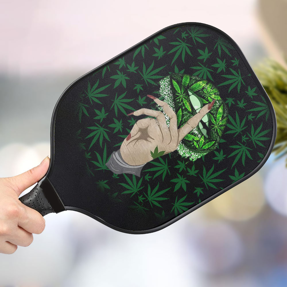jwdazzle sexy weed lips personalized pickleball paddle 1osbq
