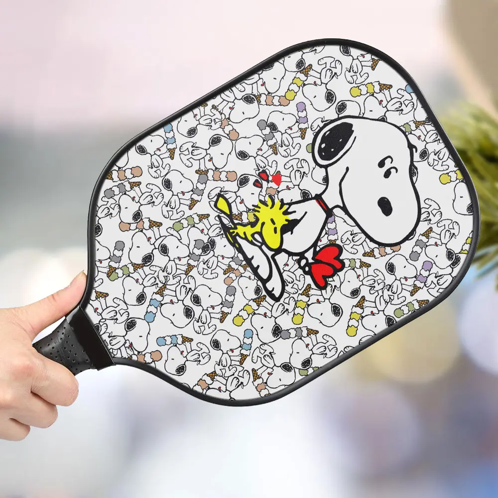 jwdazzle snoppy personalized pickleball paddle 4dxhz