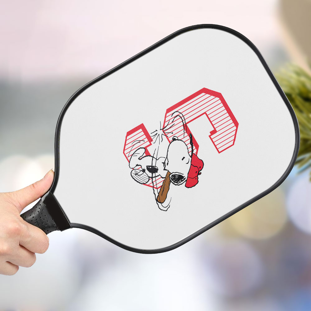 jwdazzle snoppy personalized pickleball paddle l4rir