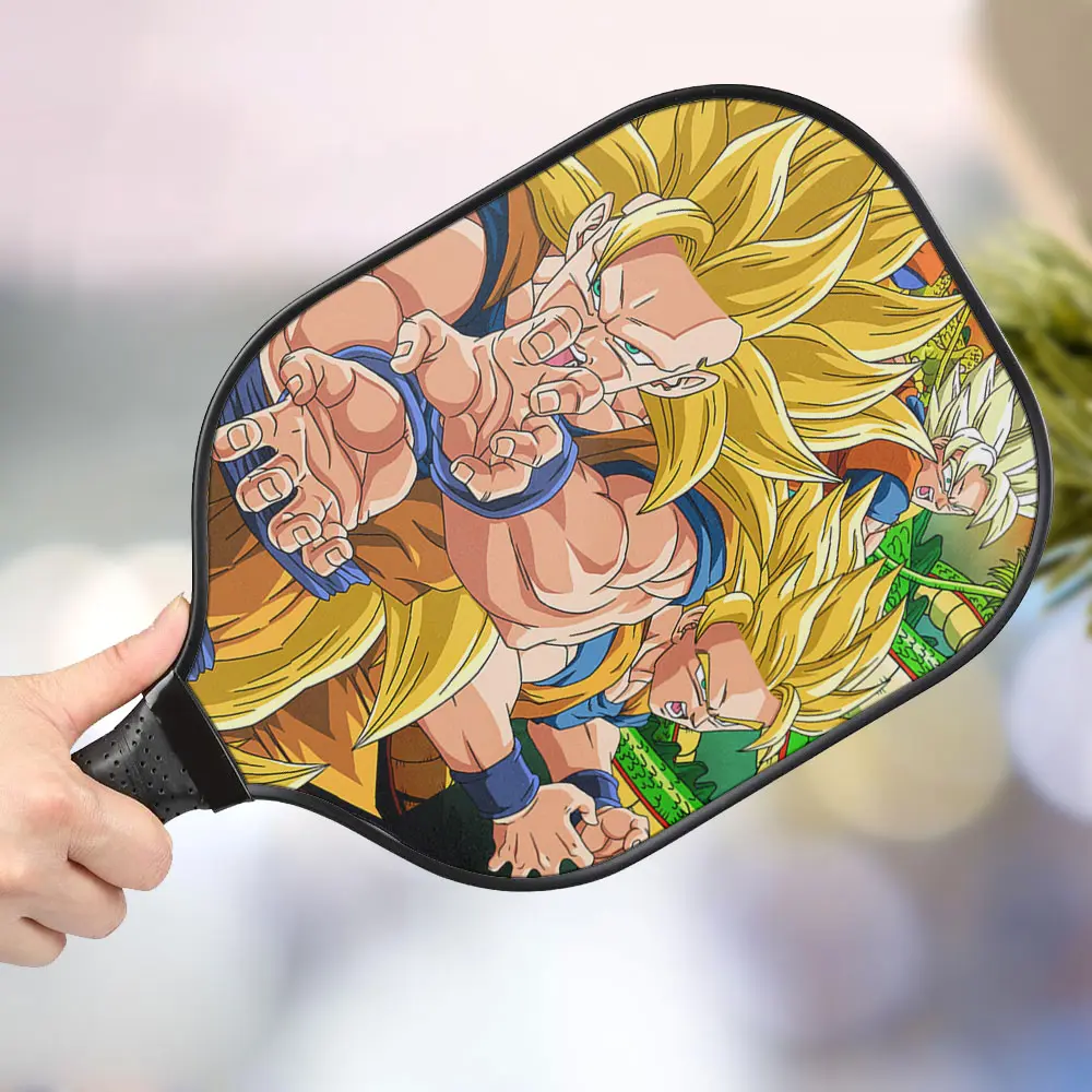 jwdazzle son goku personalized pickleball paddle 3sq5k