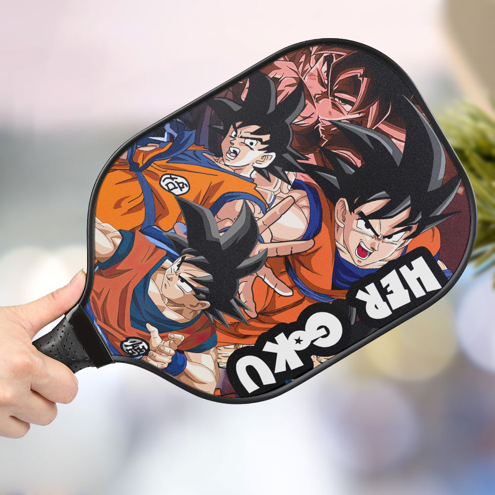 jwdazzle songoku dragon ball personalized pickleball paddle xz4dp