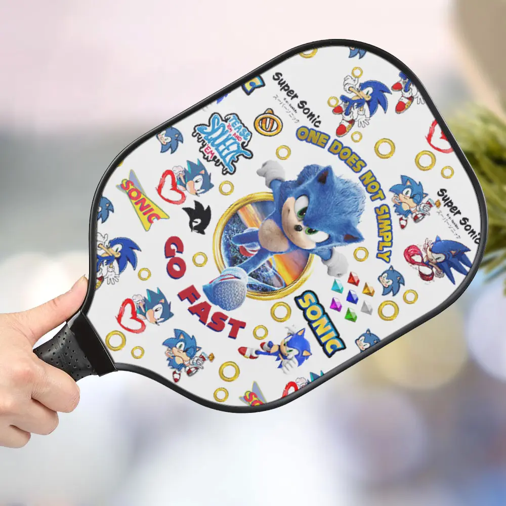 jwdazzle sonic the hedgehog personalized pickleball paddle 0jpee