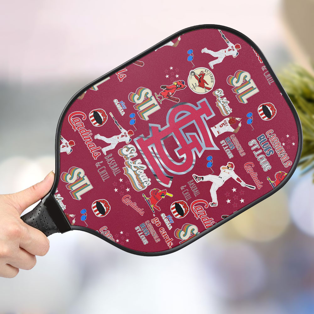 jwdazzle st louis cardinals personalized pickleball paddle gxsce