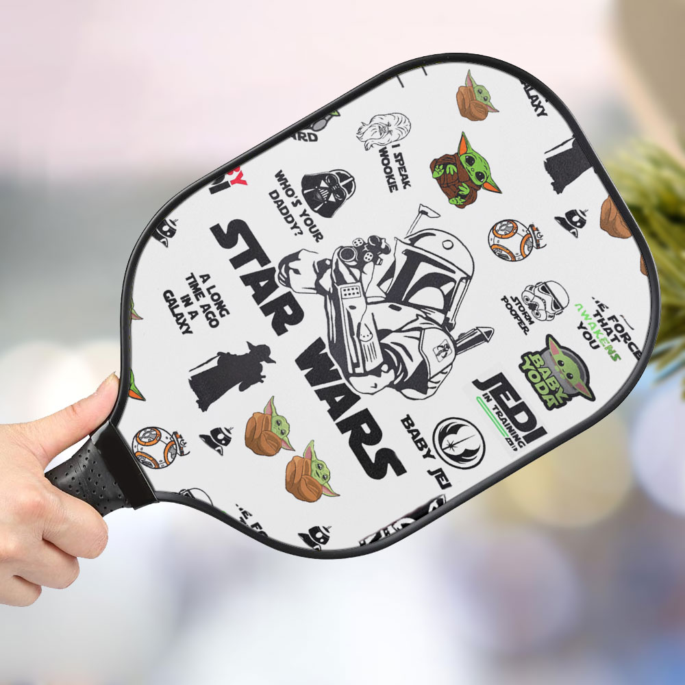 jwdazzle star wars personalized pickleball paddle zuzrd