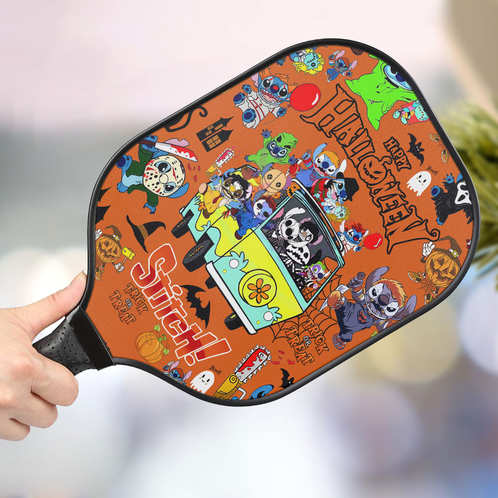 jwdazzle stitch halloween personalized pickleball paddle nmlfu