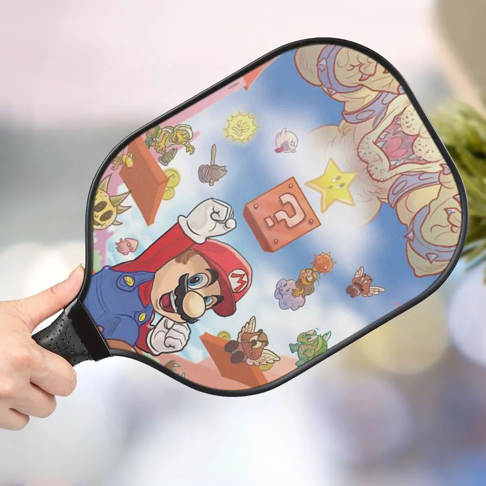 jwdazzle super mario personalized pickleball paddle a2okf