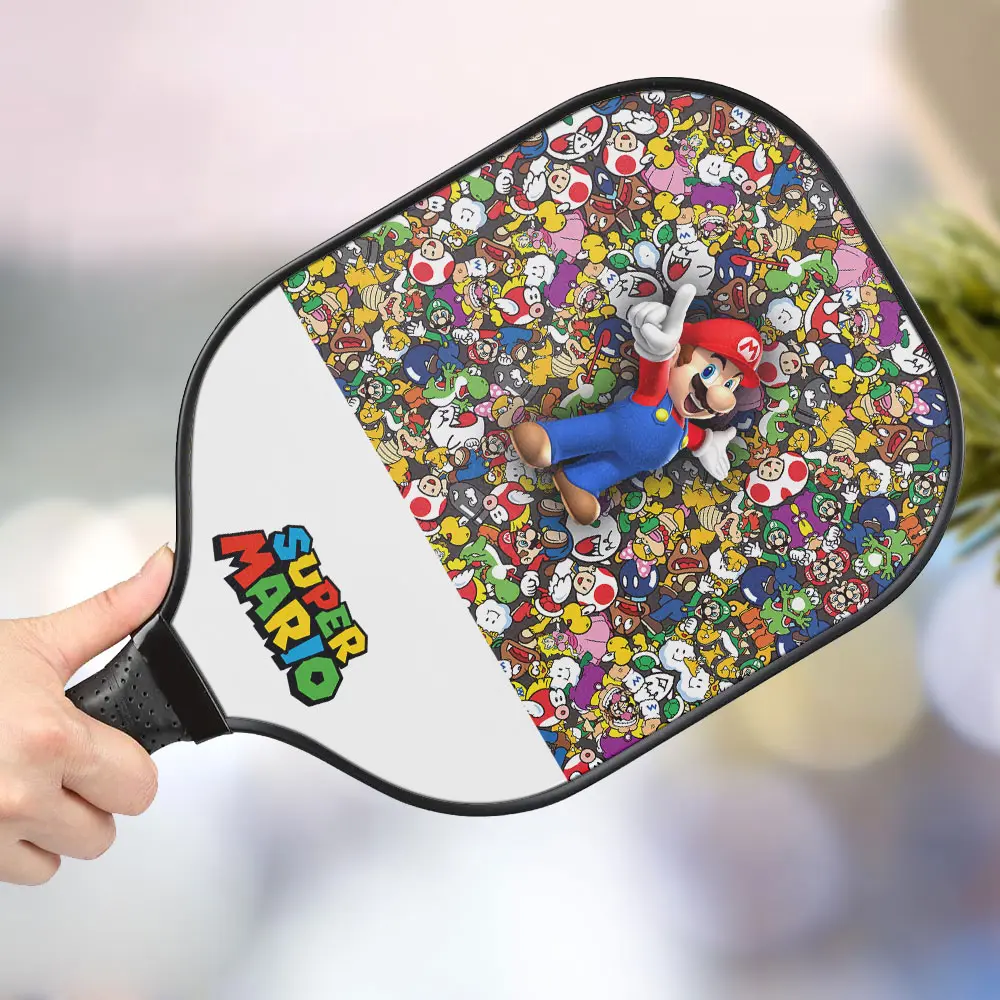 jwdazzle super mario personalized pickleball paddle c5r2x