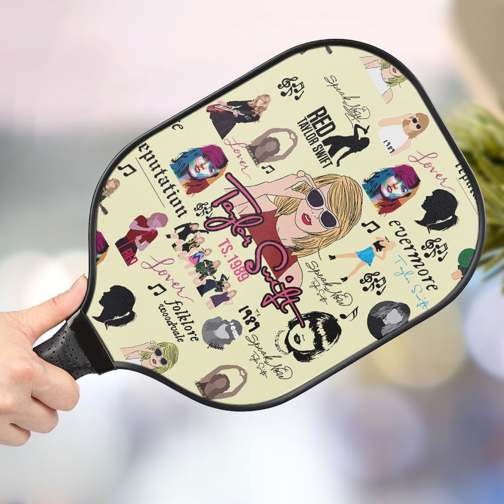 jwdazzle taylor swift personalized pickleball paddle xepwc
