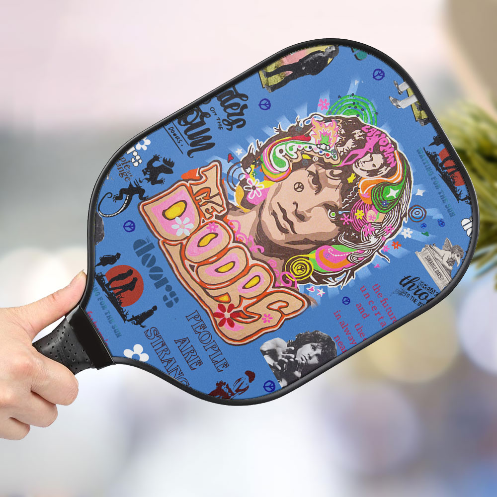 jwdazzle the doors personalized pickleball paddle ugjjn