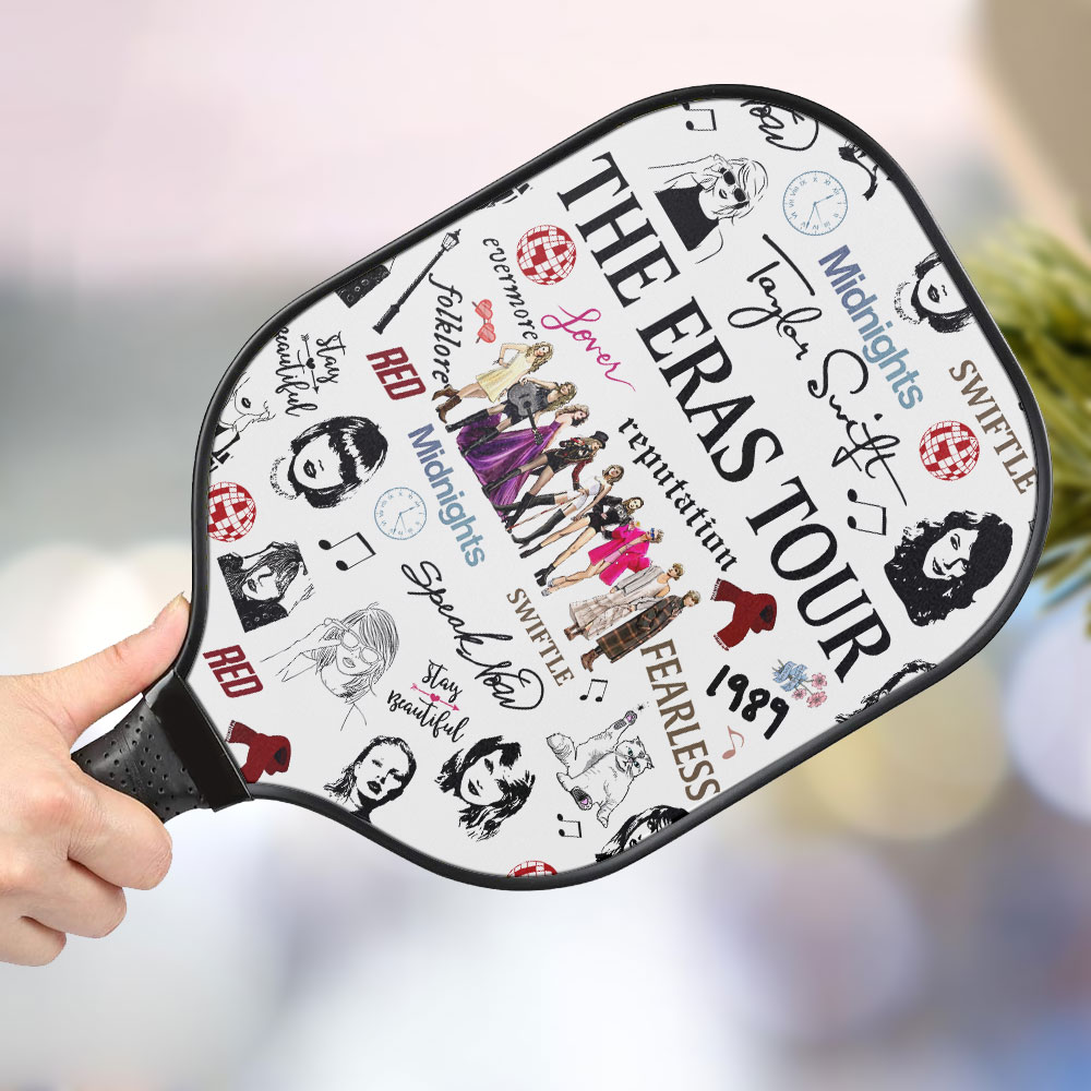 jwdazzle the eras tour personalized pickleball paddle isw6o