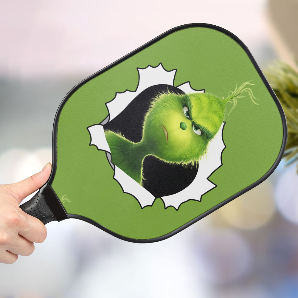jwdazzle the grinch personalized pickleball paddle gvsod