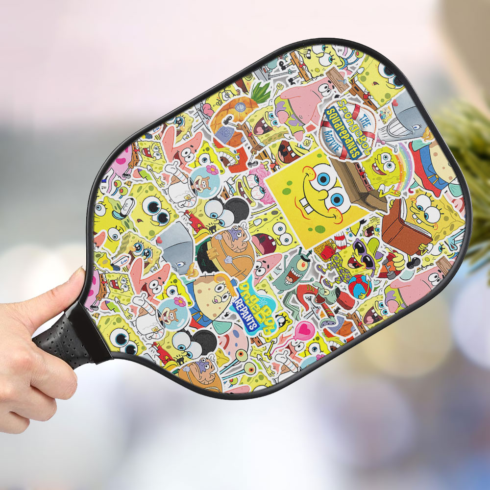 jwdazzle the spongebob squarepants personalized pickleball paddle fhy5o
