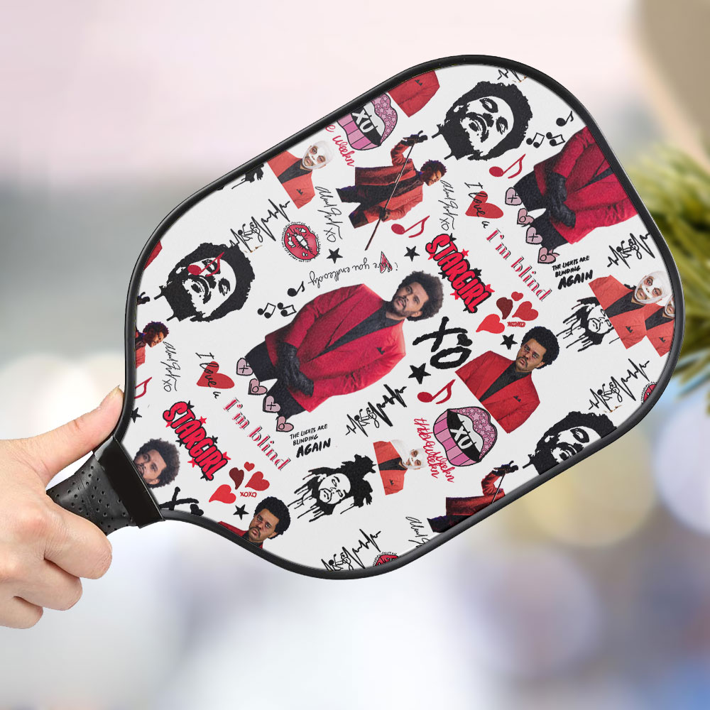 jwdazzle the weeknd personalized pickleball paddle hiyg8
