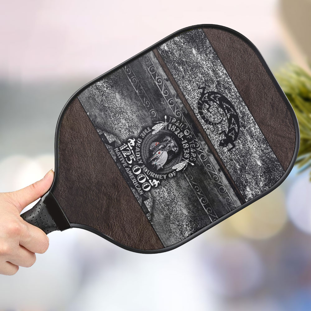 jwdazzle trail of tears personalized pickleball paddle 9aubd